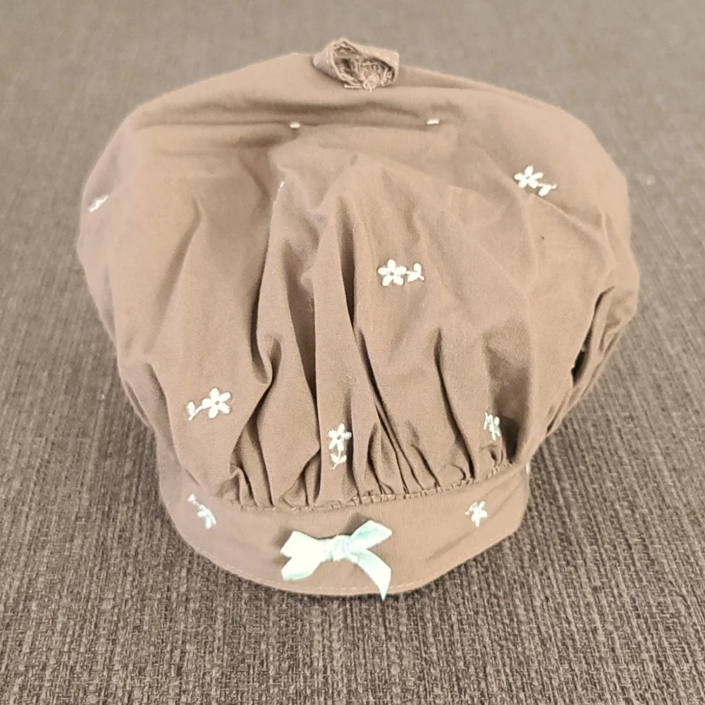 VINTAGE DISNEY Baby Girls Beret Hat WINNIE THE POOH PhotO Prop Hat for Doll - Picture 2 of 12